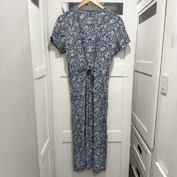 Vintage 90s Teddi Midi Dress Teacher Floral Boho Cottagecore Granny Sweet - Picture 6 of 9